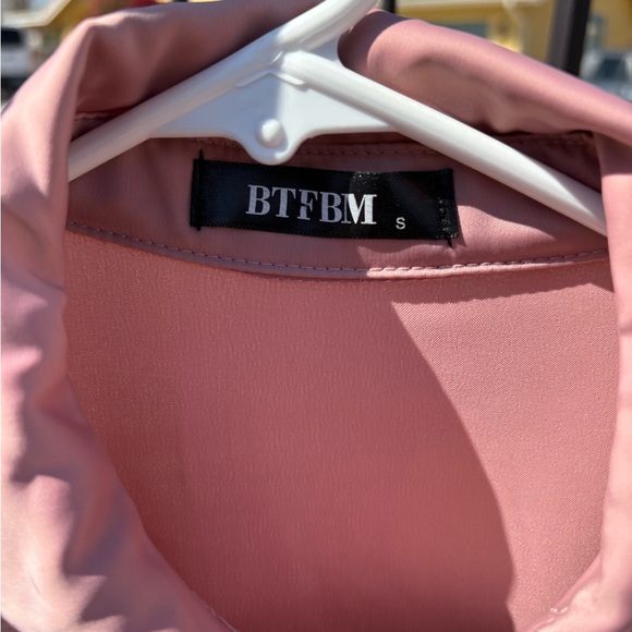 Pink Button-Up Dress - Picture 5 of 5